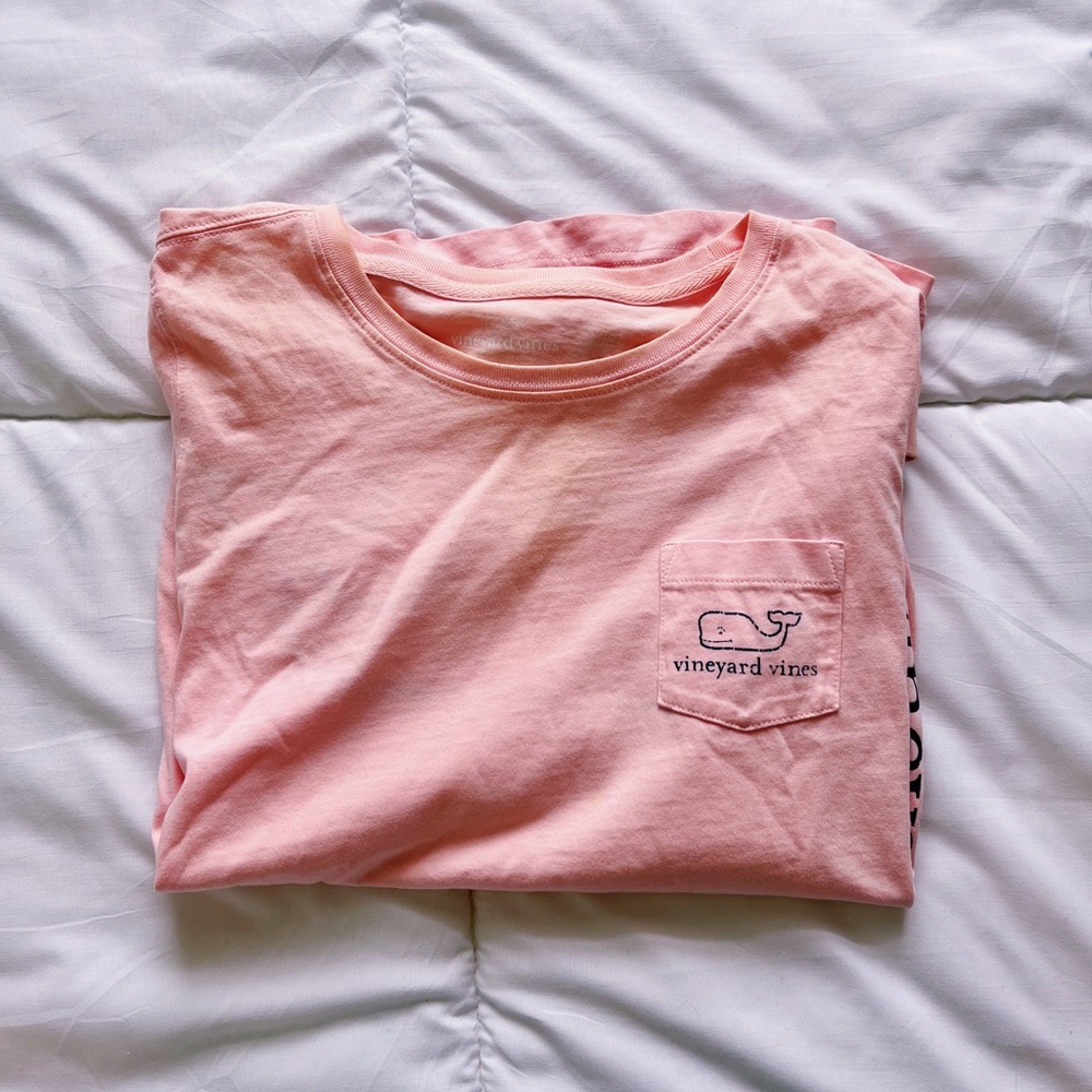 vineyard vines pink long sleeve